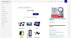 Desktop Screenshot of findcoolgadget.com