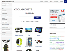 Tablet Screenshot of findcoolgadget.com